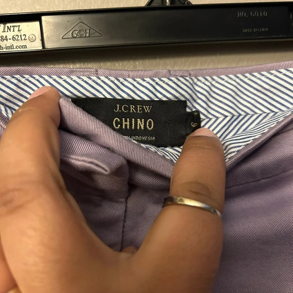 J Crew shorts - light muted purple classic chino - Picture 4 of 8